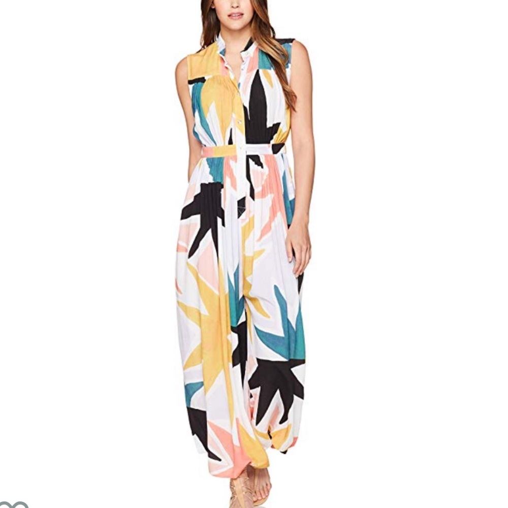 Mara Hoffman Gathered Jumpsuit